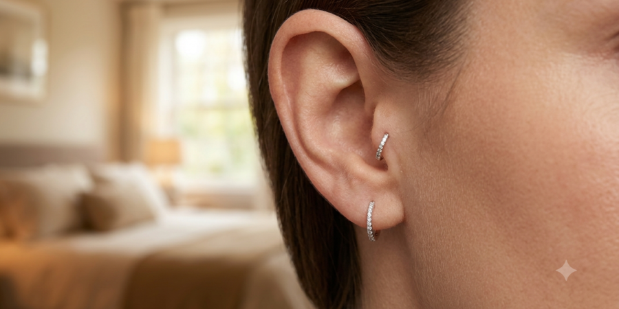 Kolczyki tragus do piercingu
